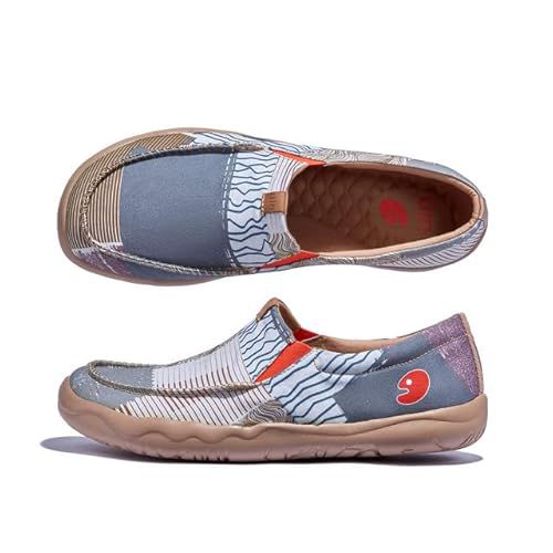 Uin UIN Men's Art Travel Shoes Slip On Casual Painted Loafers Lightweight Comfort Fashion Sneaker Nerja