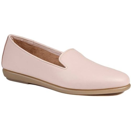 Pavers Women's Flat-Soled Casual Slip-On Shoes in Pink