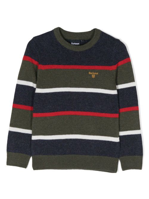 Cranmer striped wool jumper - Blue
