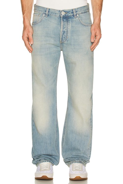 McQueen Francis Jean in Blue Washed - Blue. 48 also