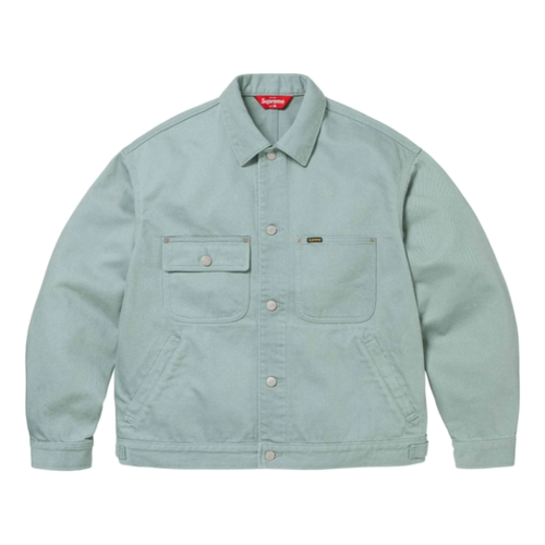 Denim Chore Trucker Jacket 'Teal'