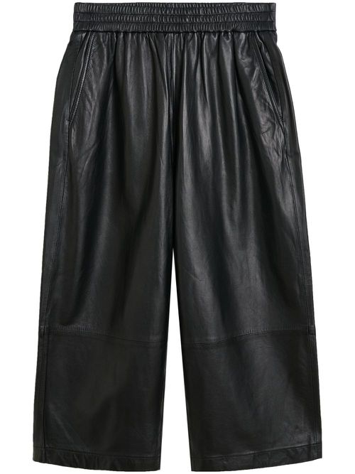 Eagle leather trousers - Black