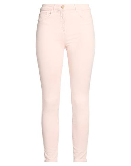 Woman Jeans Light pink Size 26 Cotton, Elastomultiester, Elastane