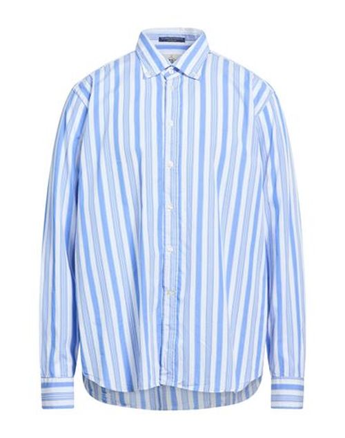 B. d.baggies Man Shirt Blue Size XXL Linen, Cotton