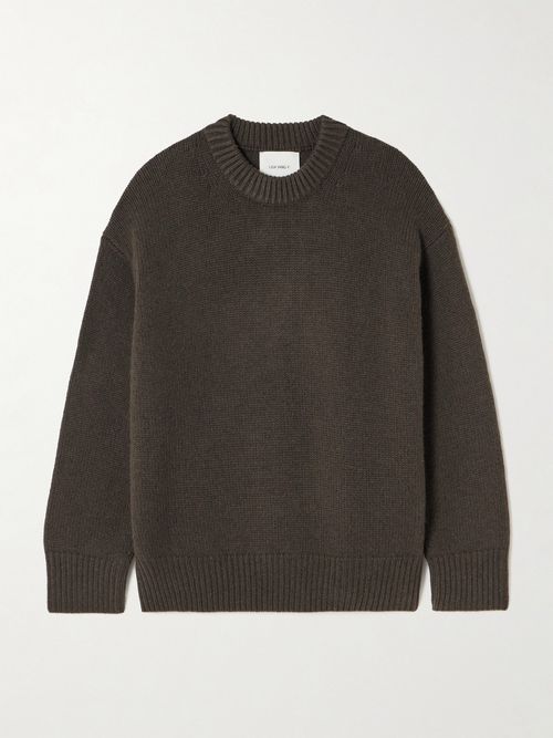 The Renske Organic Cashmere Sweater - Brown