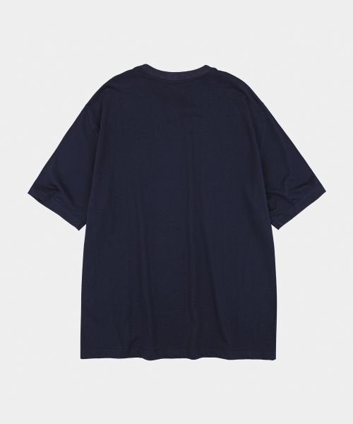 Letterboy Embroidery Short Sleeve T-Shirt Navy