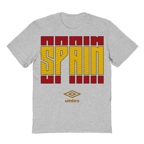 Men's Umbro pain Country tack Graphic Tee, ize: mall, port Gray
