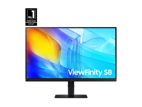27" ViewFinity S8 (S80D) 4K UHD HDR10 High Resolution Monitor with Ergonomic Stand(LS27D802EANXGO)