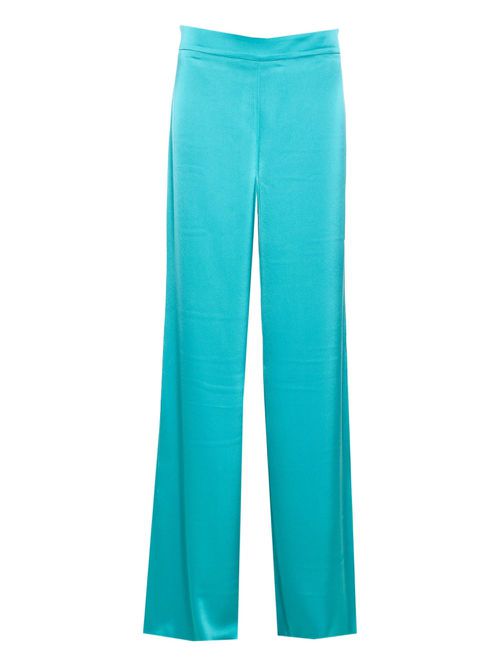 Fely Campo satin trousers - Blue