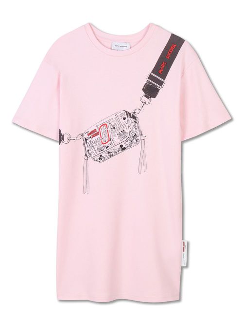 X Disney graphic-print t-shirt dress - Pink