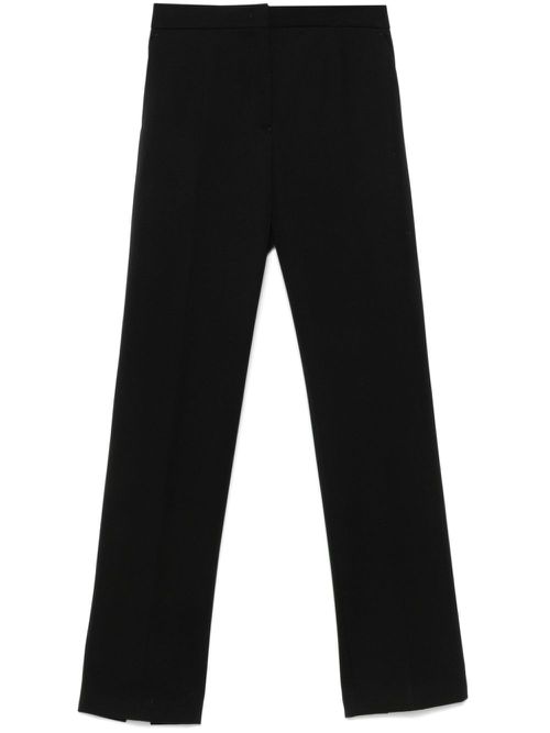 Grain-de-poudre trousers - Black
