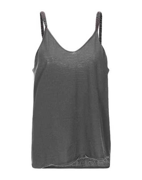 Woman Top Charcoal Size 10 Cashmere, Polyester