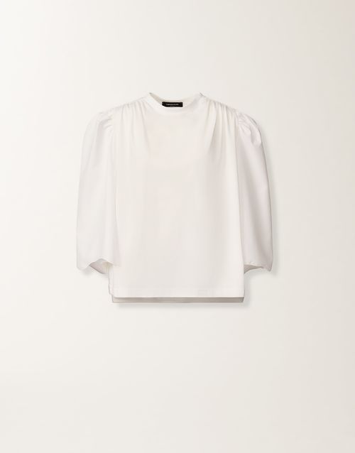 Optical white jersey T-shirt