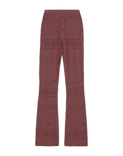 Akep Woman Pants Chocolate brown Size 4 Viscose, Polyester