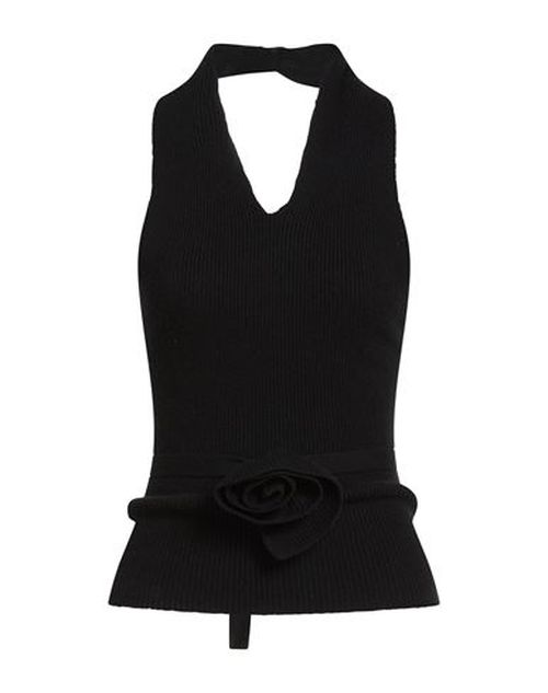 Rhúne Woman Top Black Size ONESIZE Wool, Cashmere