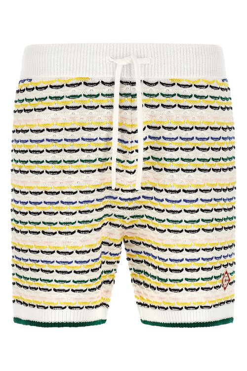 'Tuck Stitch' Bermuda Shorts