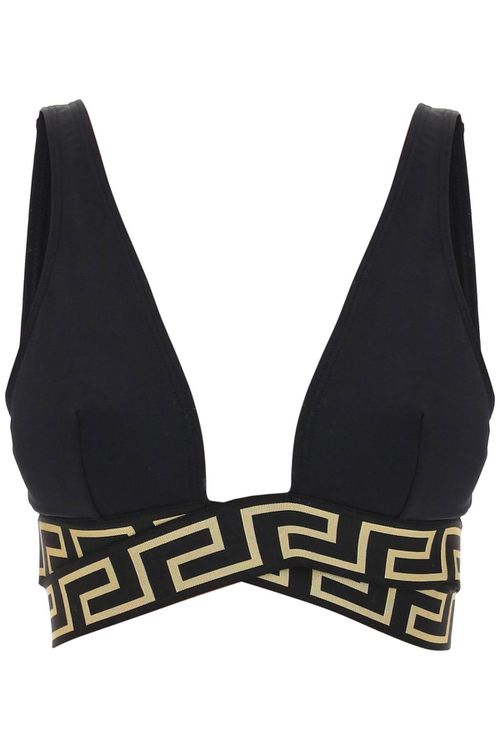 -Top Bikini Con Bande Greca-Donna