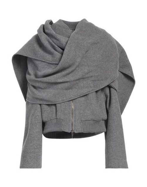 Woman Jacket Grey Size 2 Wool, Polyamide, Viscose