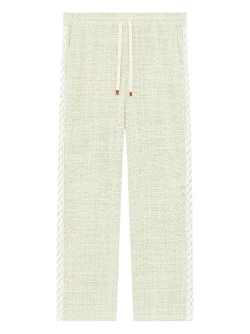 Drôle De Monsieur cotton-blend trousers - Green