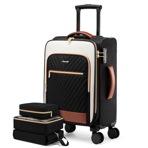 LOVEVOOK Carry On Luggage 22x14x9 Airline Approved