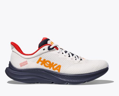 HOKA Men's Solimar Shoes in White/Nautical Dusk