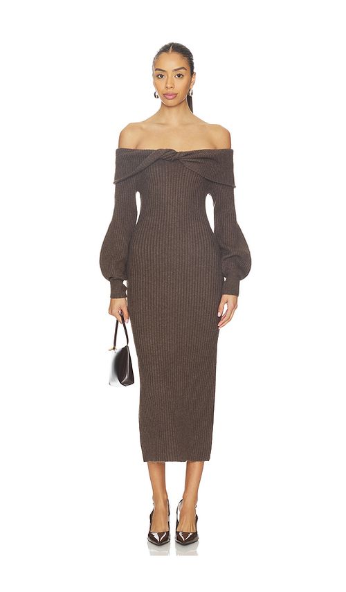 ASTR the Label KLEID TILDE in Brown. Größe L. Also in