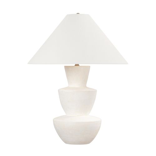 Patina Brass One Light Table Lamp from the Kamas Collection