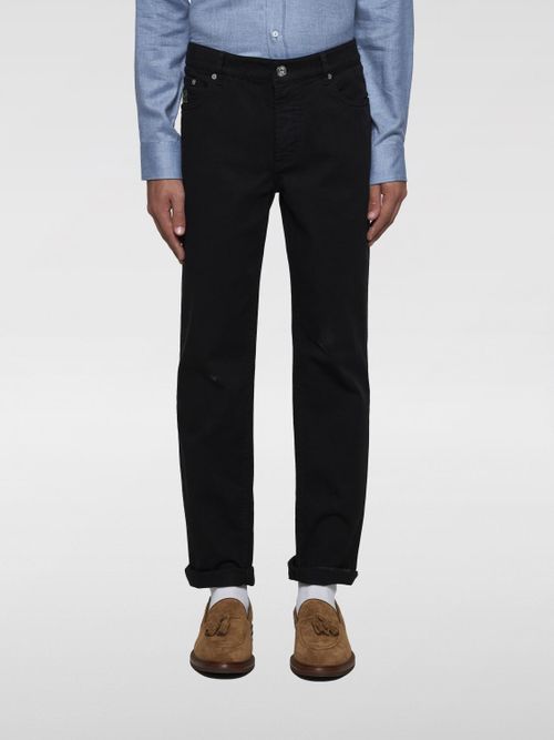 Pants Men color Black