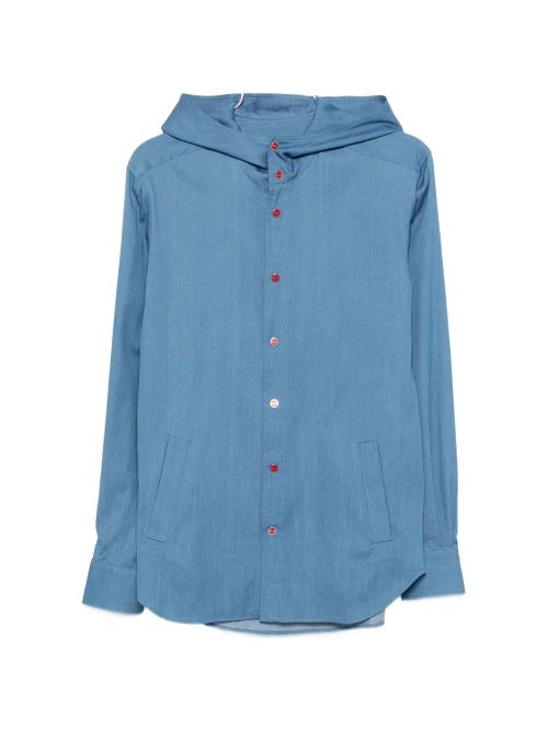 Mariano Hooded Shirt — Blue