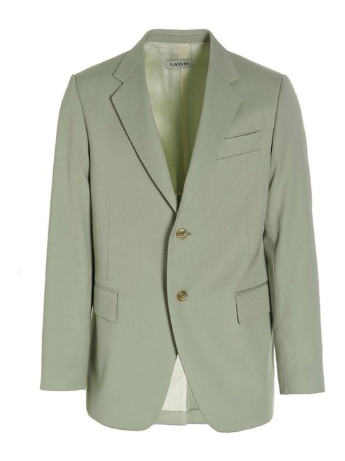 Wool single breast blazer jacket