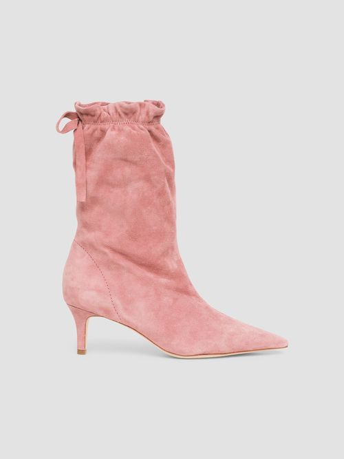 Women's Resort Alex 65MM Scrunched Ankle Booties - Smoky Lilac