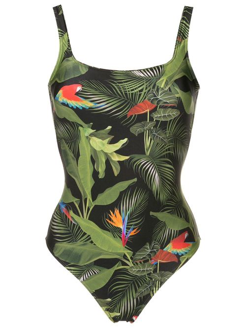 Hapuna scoop back swimsuit - Green