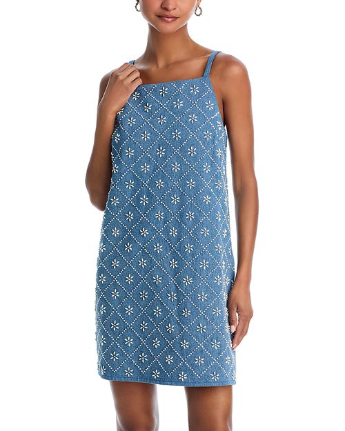 Gentry Embellished Denim Dress
