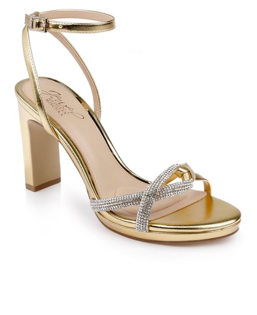 slim fit dress slacks Perfect Block Sandal 30 | Gold Nappa main image 0