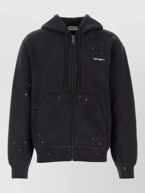 Carhartt Wip - cotton hooded painter jacket front pocket