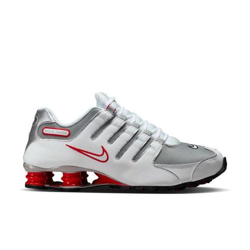 Men's Shox NZ Sneakers 10.5 Regular White/Metallic Silver/Sport Red
