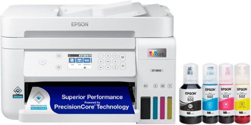 EcoTank ET-3850 All-in-One Cartridge-Free Supertank Printer (Refurbished) - White