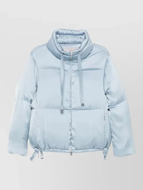 Herno - padded jacket high collar drawstring he