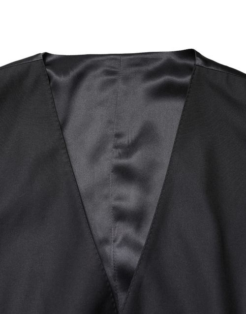 Virgin Wool Vest — Black