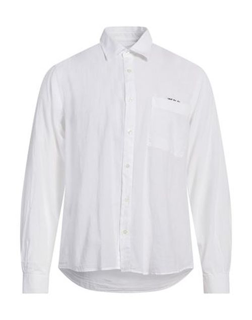 Man Shirt White Size L Cotton