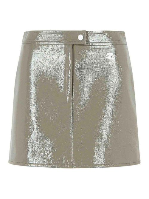 Reedition Grey Polyester Blend Miniskirt