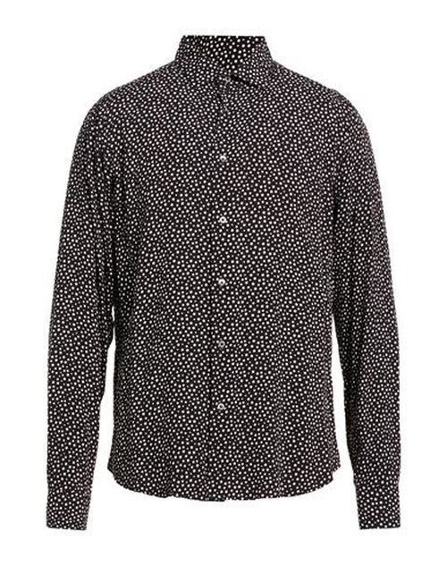 Man Shirt Black Size 17 ½ Viscose