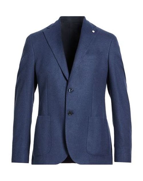 L. b.m. 1911 Man Blazer Blue Size 38 Cotton