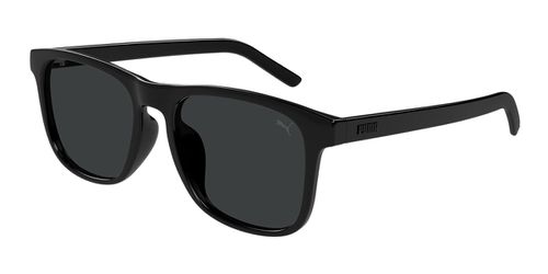 Puma PU0502SA Asian Fit 001 Men's Sunglasses Black Size 55