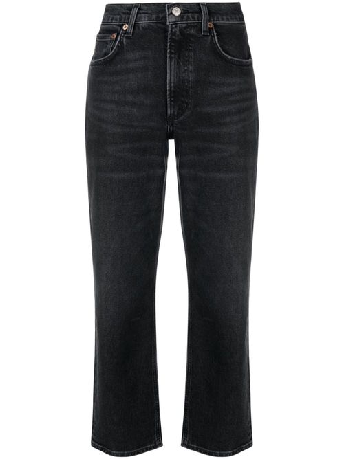 Kye cropped straight-leg jeans - Grey