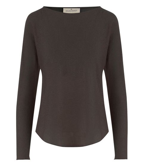 Dark Brown Crew Neck Sweater