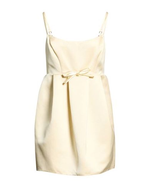 Woman Mini dress Ivory Size 8 Polyester