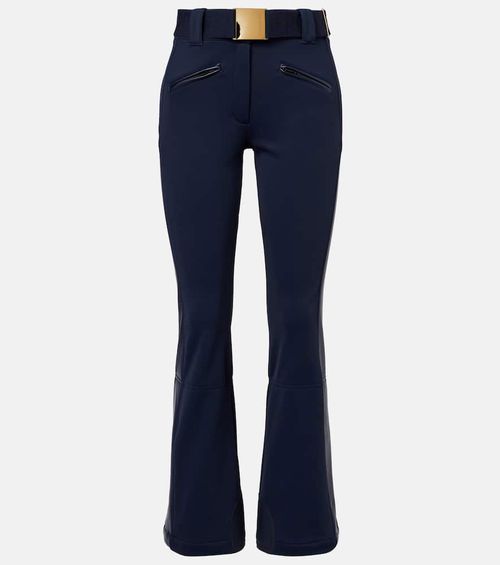 Alessia faux leather-trimmed ski pants