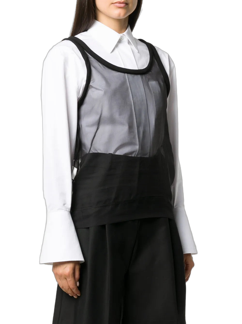 Silk Tank Top — Black