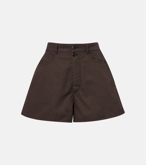 Cotton twill shorts